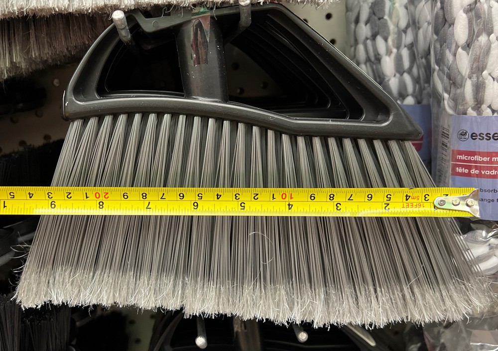 Angle Broom Head Replace Head Essentials 11.81 in 7.28 in.