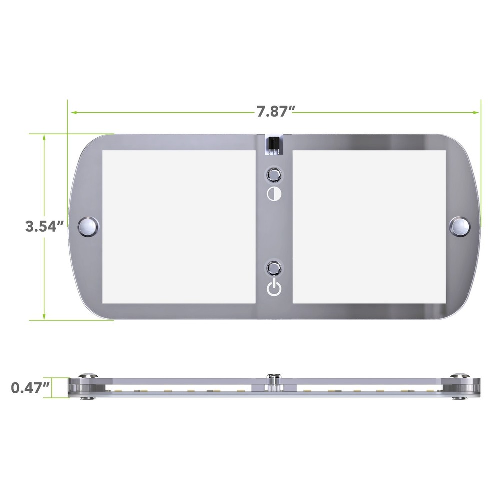 12V RV LED Ceiling Dome Multi Color Dimmable Slim Surface Mount Light for Camper