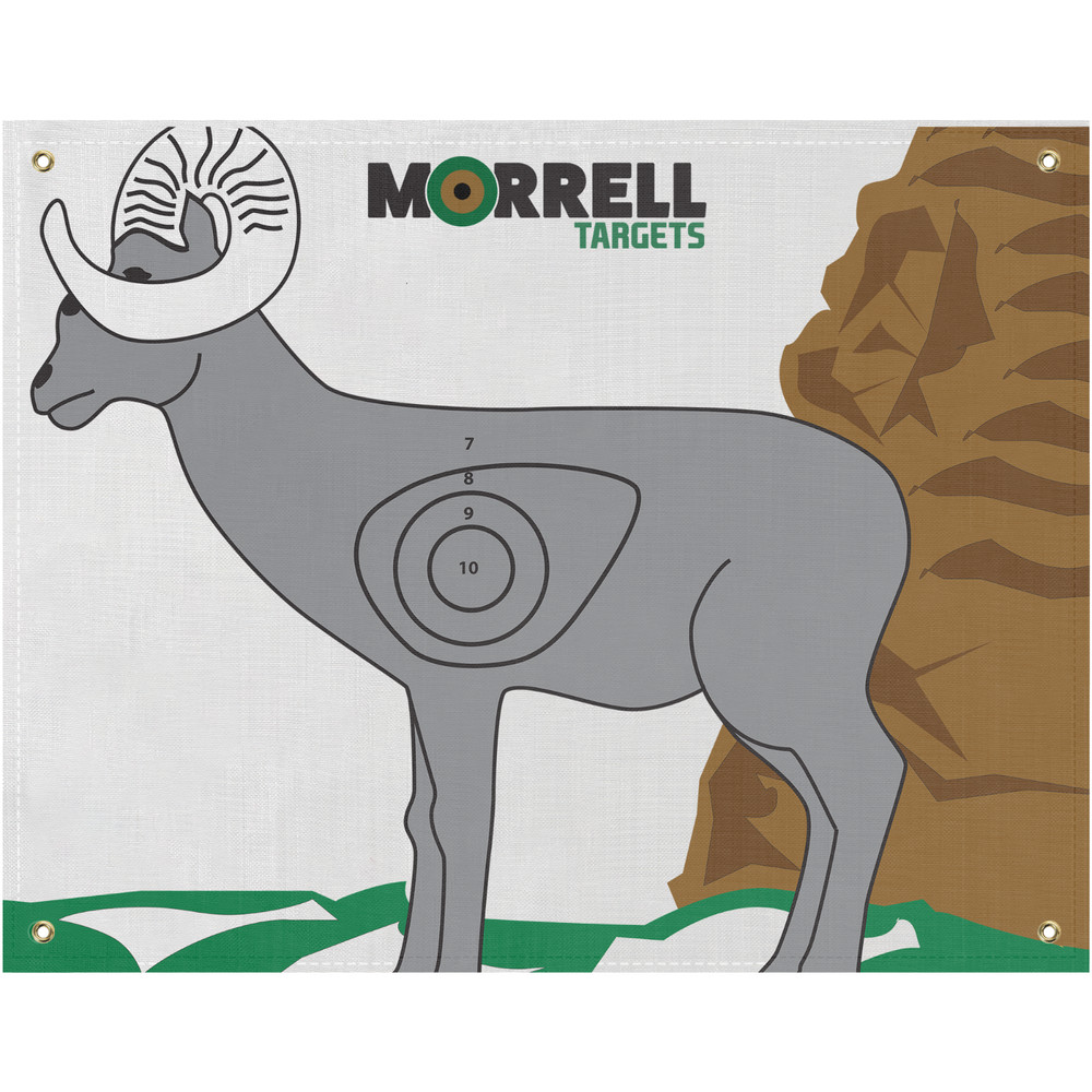 Morrell NASP-IBO Ram Polypropylene Target Face with Grommets and Self-Healing