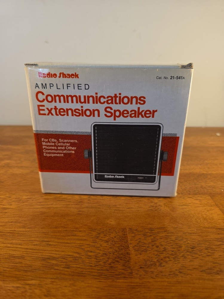 Radio Shack Communications Extension Speaker