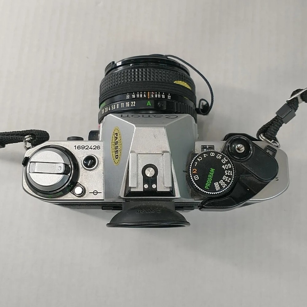 Canon AE-1 Program 35mm Camera Bundle With 50mm / 135 Lens Strap & Camera Bag