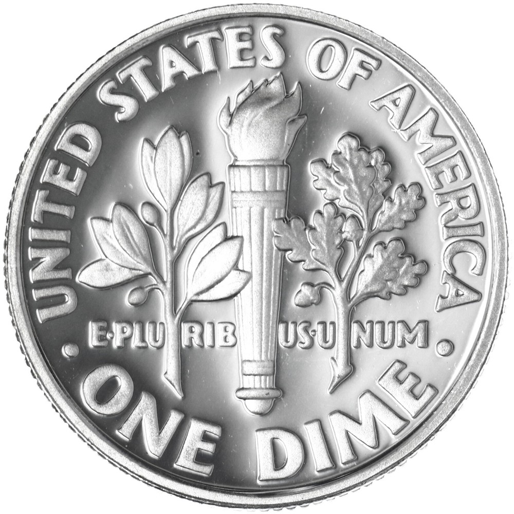 2007 S Roosevelt Dime Gem DCam Proof 90% Silver