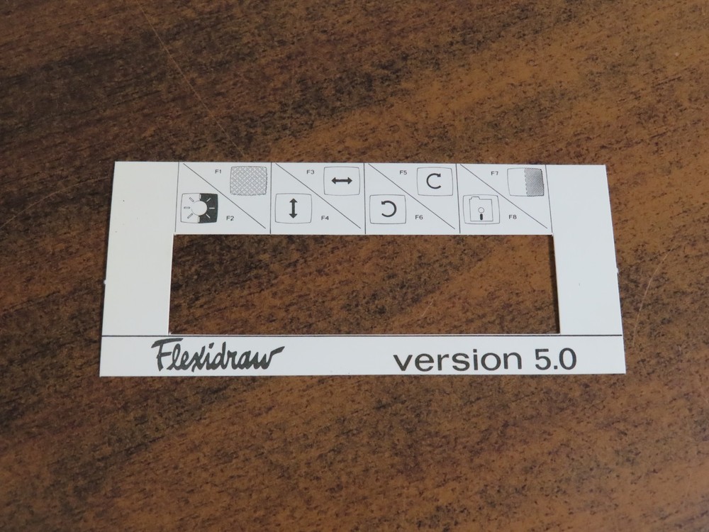 Flexidraw 5.5 Program Software Commodore 64 C-64 1987 Inkwell Systems