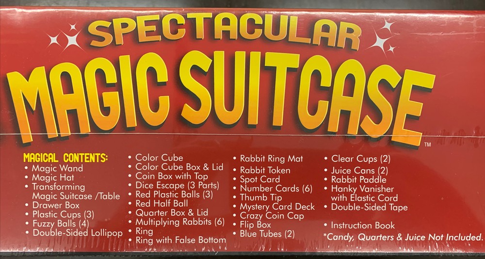 Ideal 100-Trick Spectacular Magic Show Suitcase