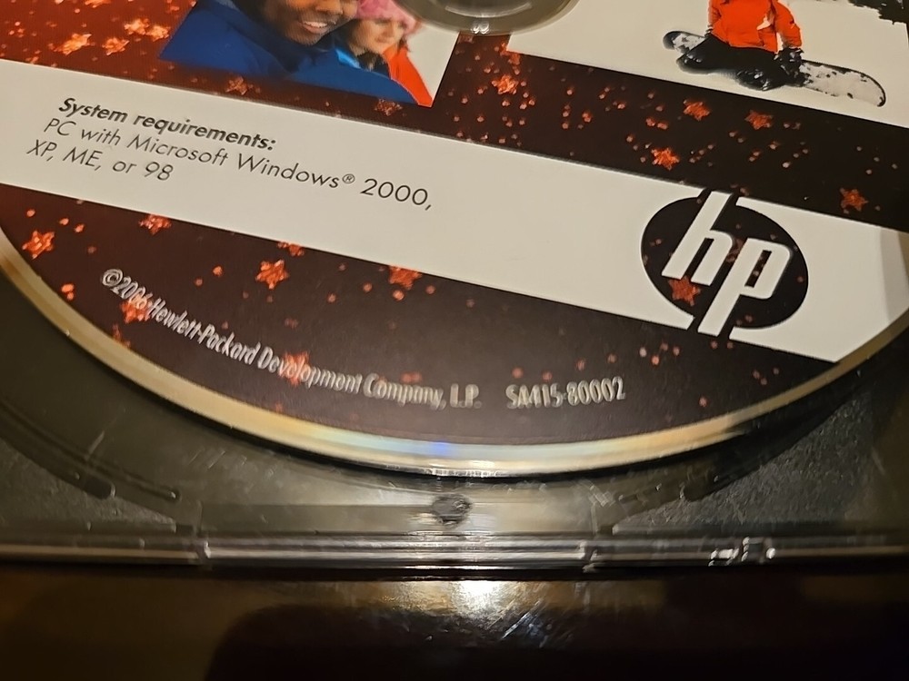 Hp Photosmart Essential 1.9 Software CD - Edit, Print, & Share With Ease! VG