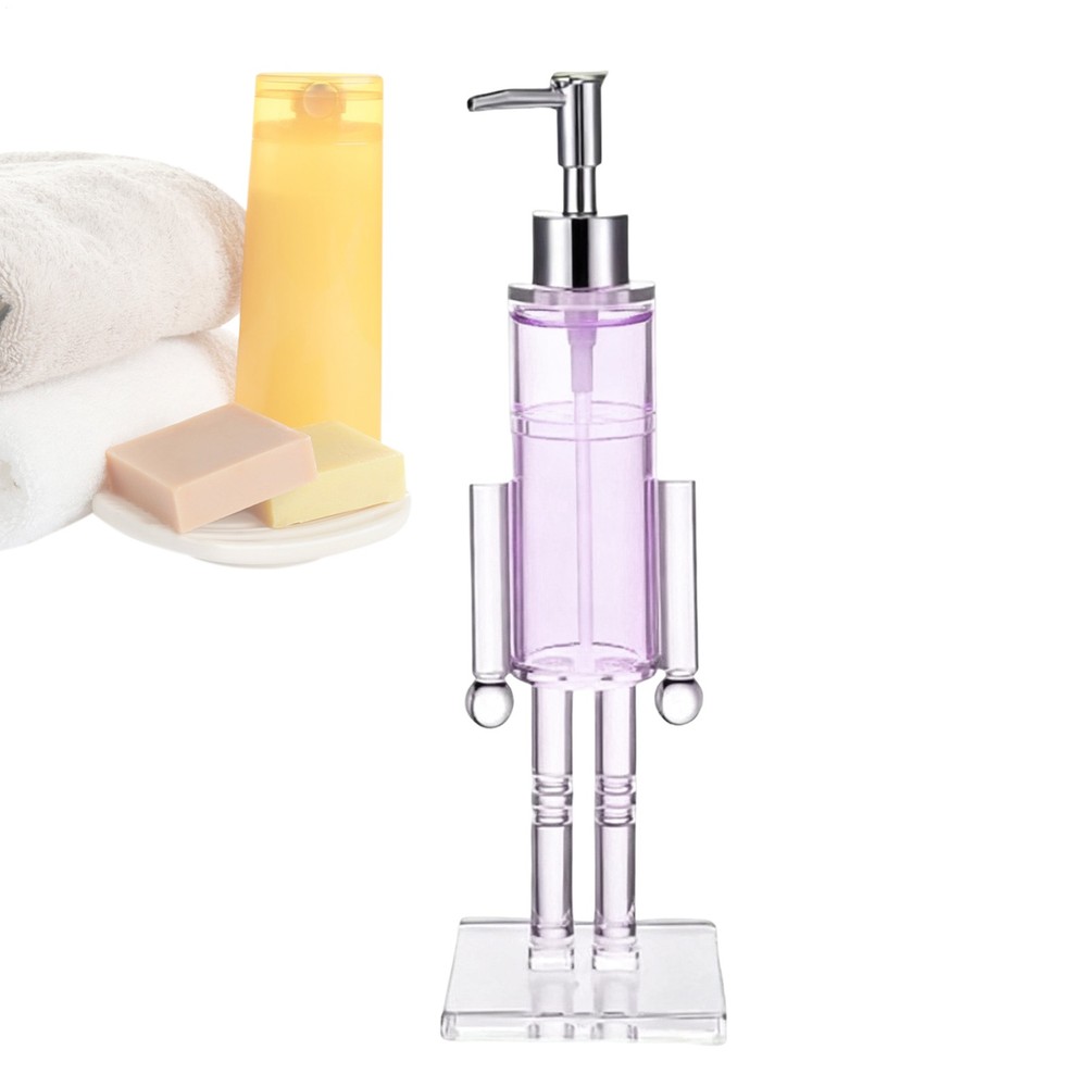Nutcracker Soap Dispenser, Decorative Refillable Christmas Hand Soap Bottle