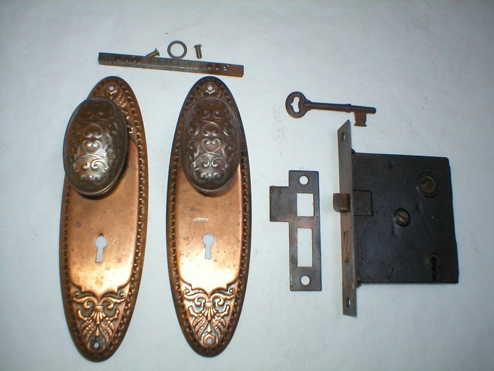 Antique Victorian Era Door Hardware