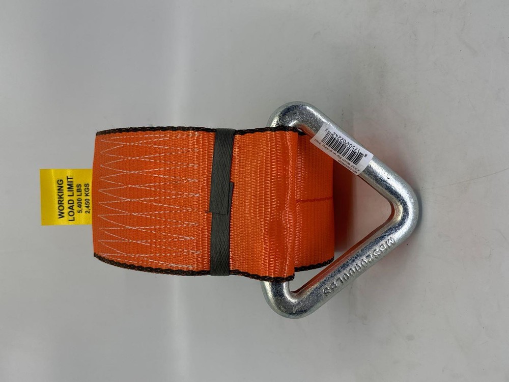 4"X30' Heavy Duty Winch Strap with D Ring 4 Pack