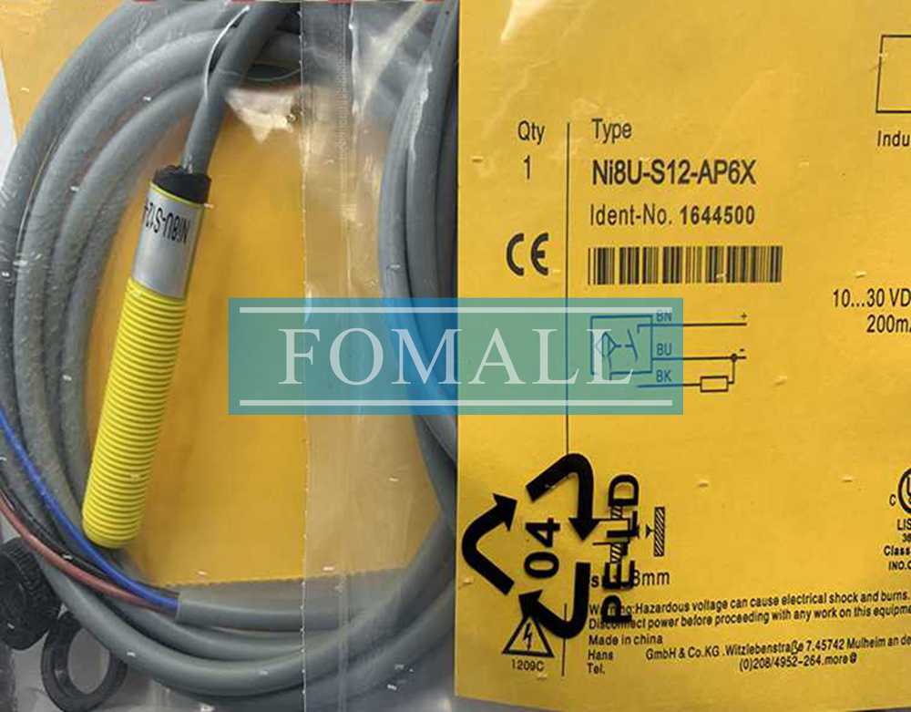1Pcs New Proximity switch sensor NI8U-S12-AP6X