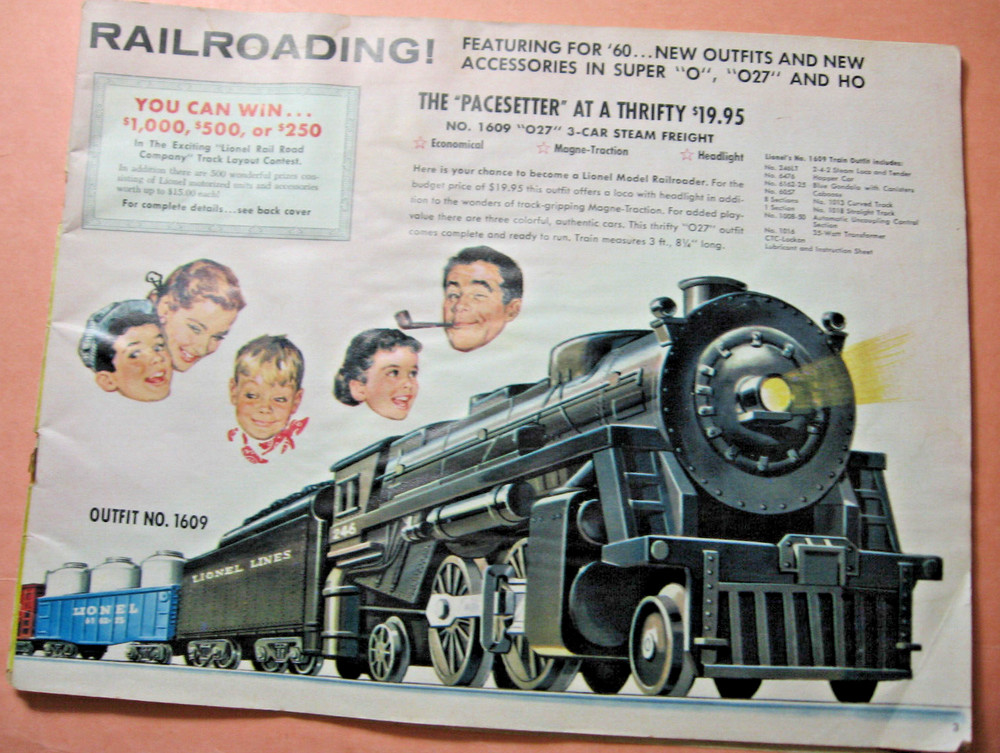1960 Lionel Model Railroading Catalog (No. 1)
