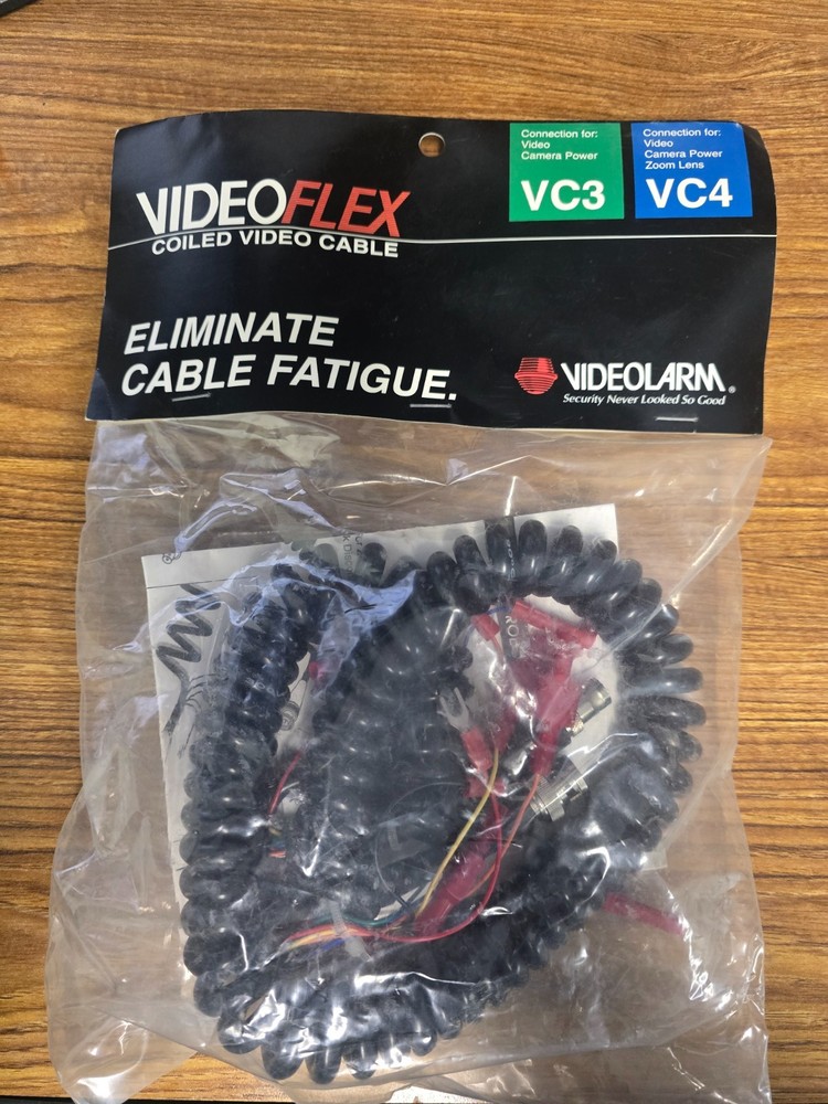 Videolarm "Videoflex" Coiled Video Cable
