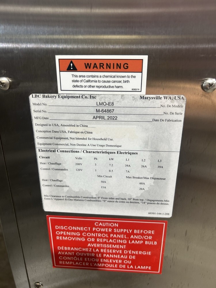 LBC Mini Rack Oven LMO-E8