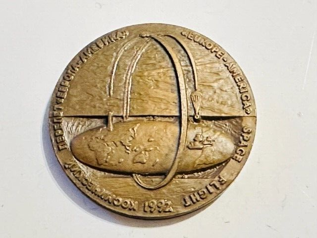 1992 Europe - American Space Flight Commemorative Coin