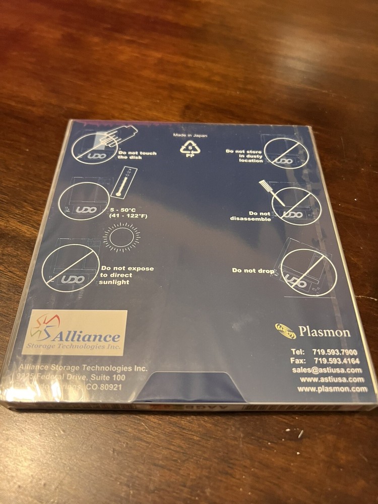 Plasmon UDO2 60GB Re-writable Optical Media - New/Sealed