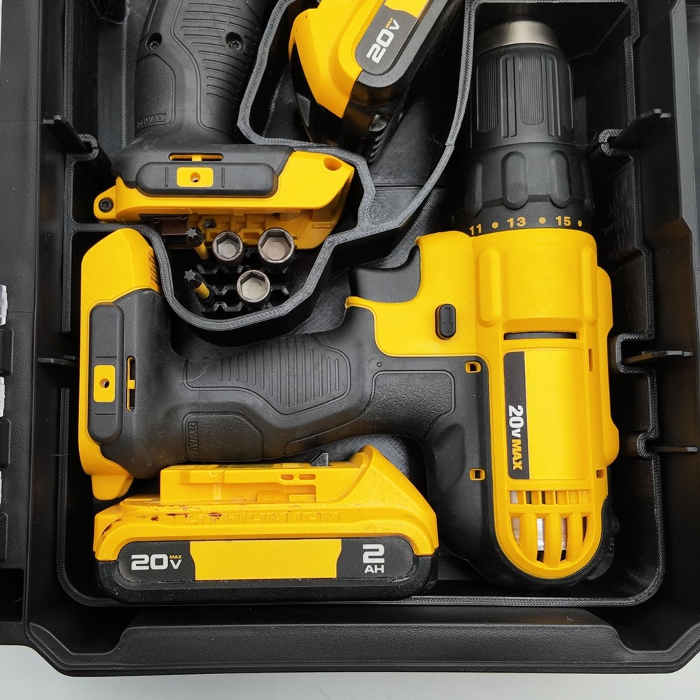 DeWalt 20V MAX Drill & Impact Organizer Insert DCD771 DCF885 Deep DWST08020