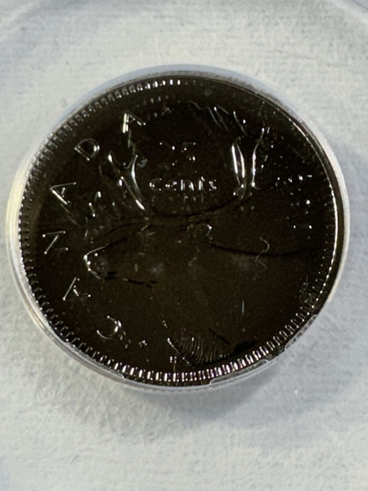 1991 Canada 25 Cents Proof Like Graded MS 67 by ANACS