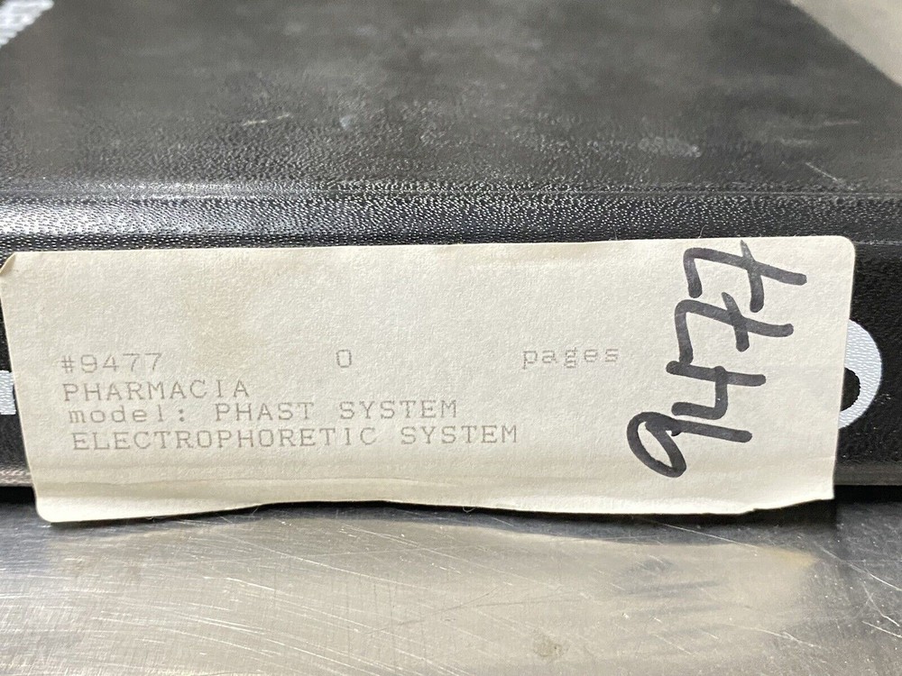 Pharmacia Phast System Electrophoretic Syst - Users Guide / Instruction / Manual
