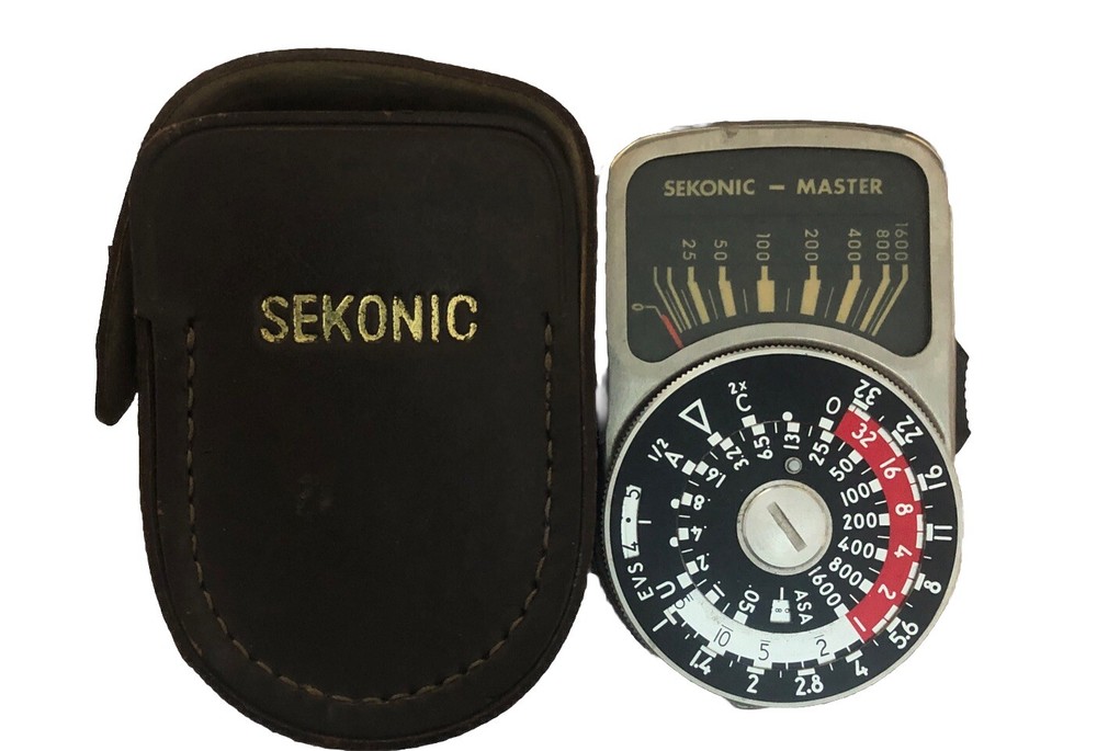 Sekonic-Master Model L-104 Analog Reflected Light Meter + Case