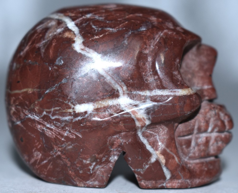 Red Jasper Skull 1.97"/103 Grams