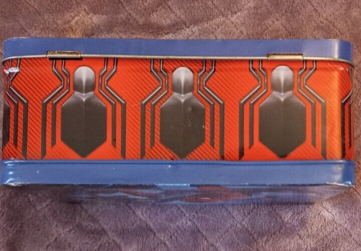 Marvel Spider-Man Embossed Metal Lunch Box 2017