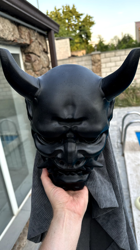 Japanese demon oni mask