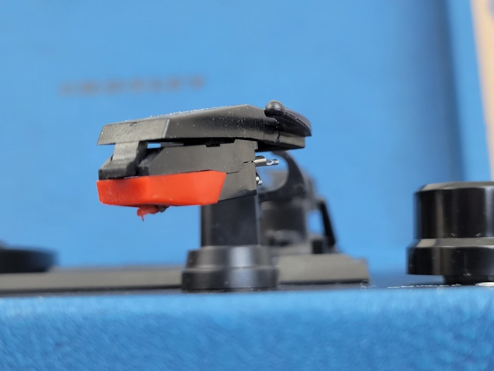 Crosley 3 Speed Record Player Model 1 Blue Tested