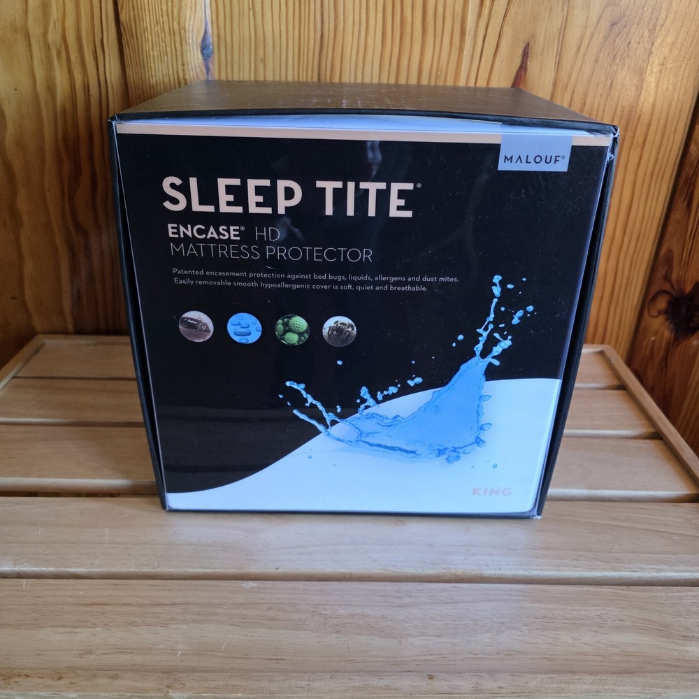 Malouf Sleep Tite KING Smooth Mattress Protector
