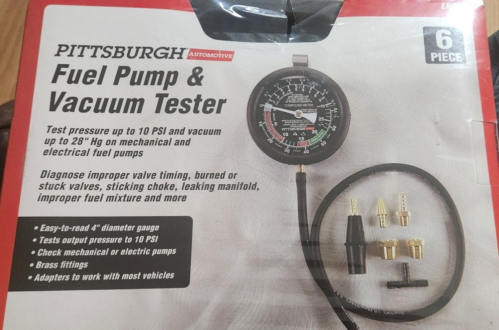 Pittsburgh Fuel Pump & Vacuum Tester