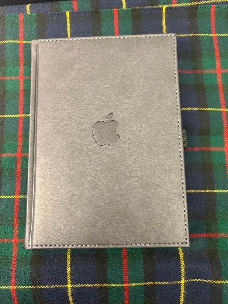 Apple logo bound journal