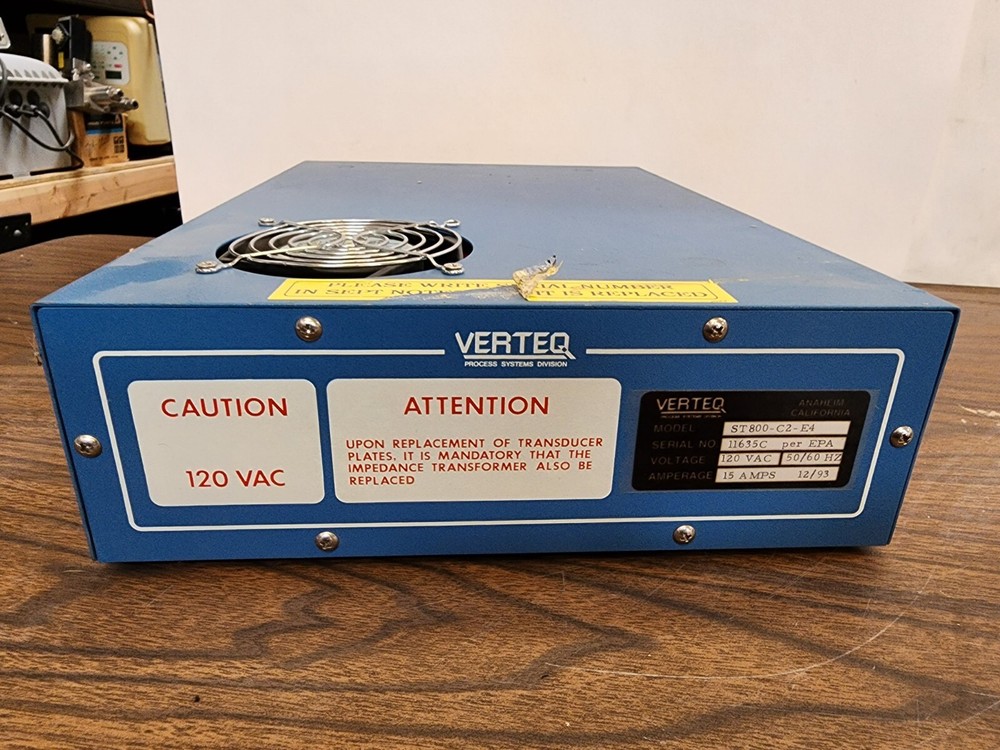 Verteq Process Systems ST800-C2-E4 RF Amplifier Working Surplus