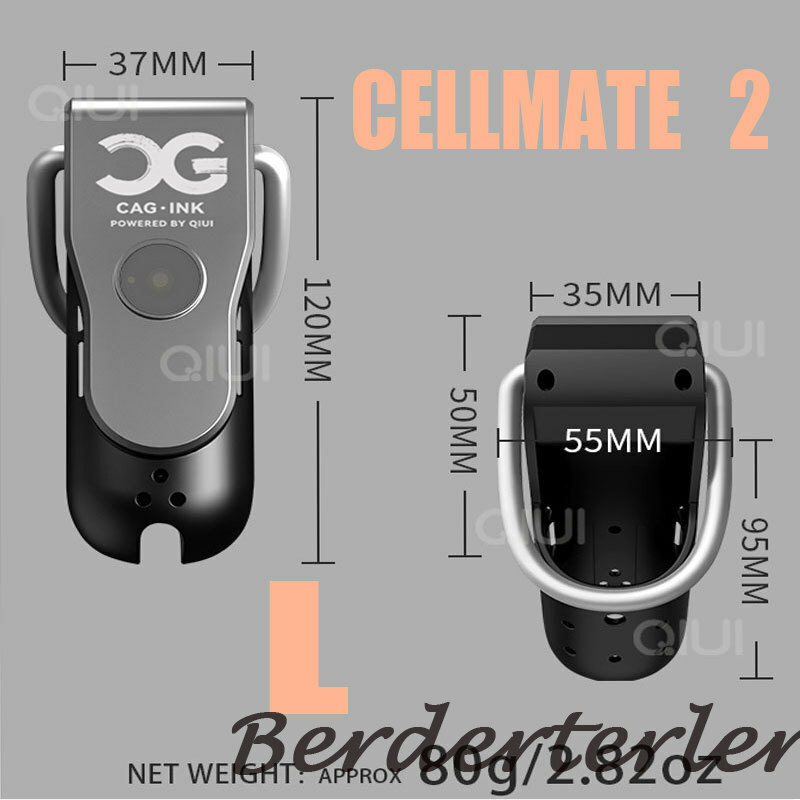 QIUI Bluetooth Male Chastity Device APP Remote Control Cage Ring Cellmate Lock