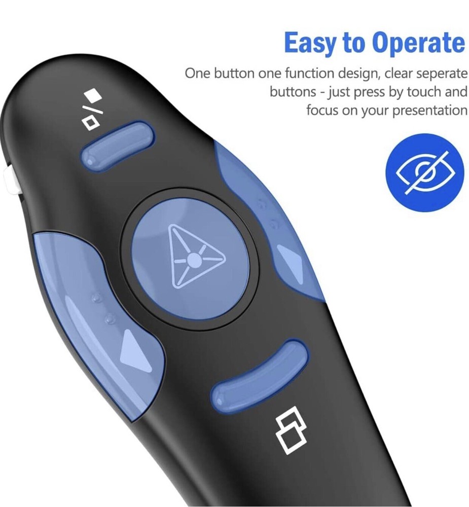 Presentation Clicker Wireless Presenter Remote Clicker for PowerPoint Clicker