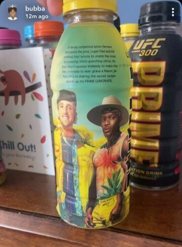 prime hydration limited edition Venice Beach lemonade