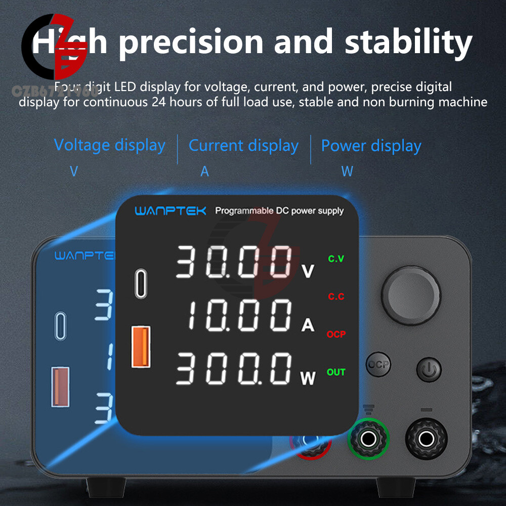 High Accuracy Adjustable DC Power Supply Bench Power Source Voltage Regulator