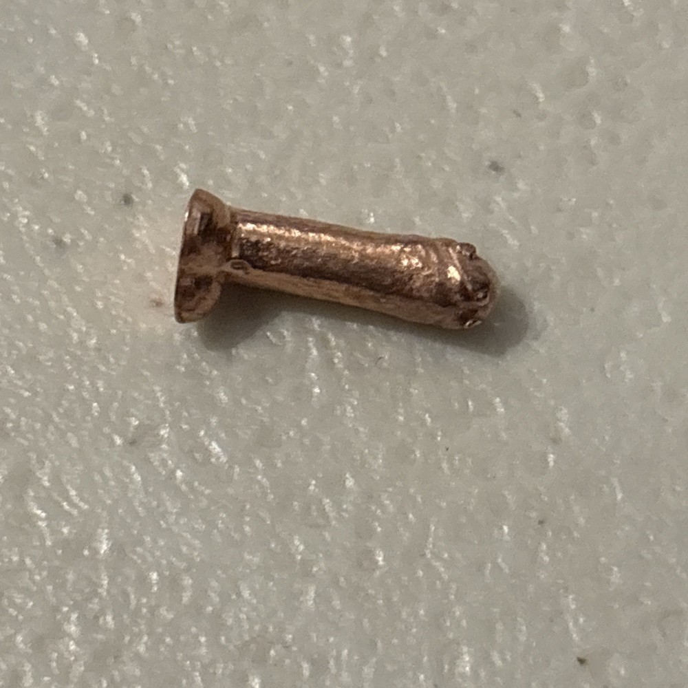 1 gram hand poured copper 🍆