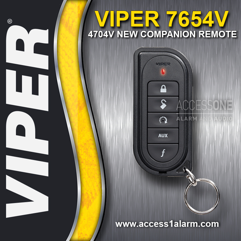 Viper 7654V 1-Way 5-Button Replacement Remote Control Transmitter For The 4704V