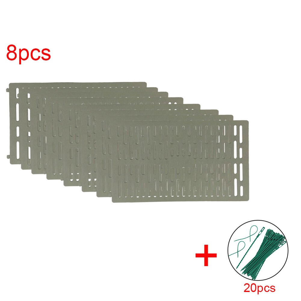 8Pcs Plastic Tree Trunk Protector Cover Interlocking Tree Trunk Wraps Tree Guard