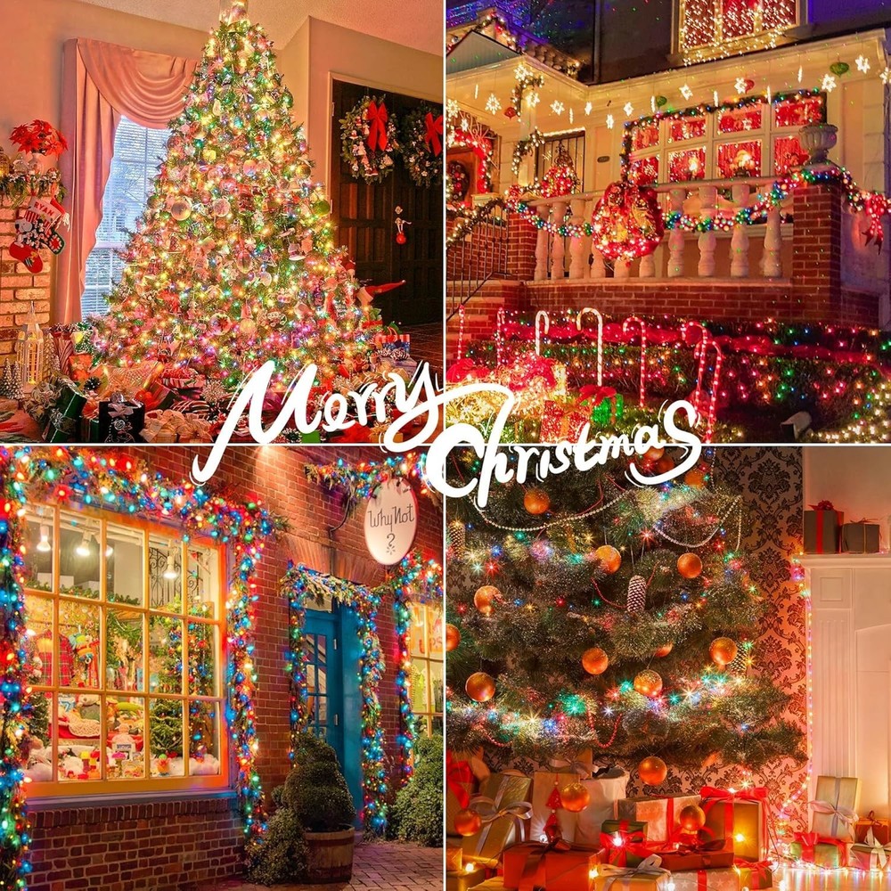 2PACK 50Count Easter String Lights,Christmas Lights Plug in,13FT Incandescent...
