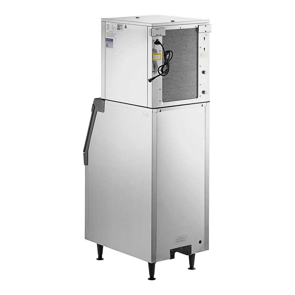 22" Air Cooled Modular Nugget Ice Machine with Bin - 550 lb.