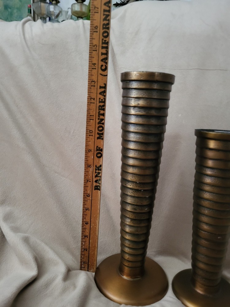 Crate and Barrel Candle Holders.