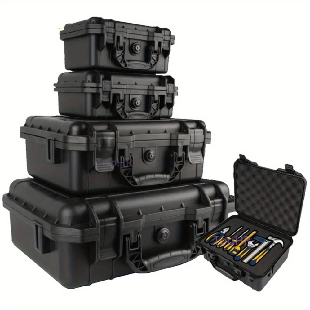 Portable Tool Box Shockproof Waterproof Storage Protective Hard Case With Foam