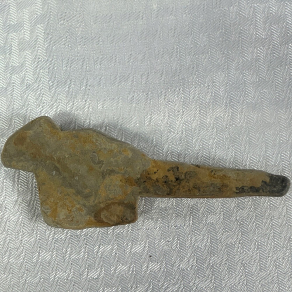 Ancient Indian artifact, stone carving, birdstone , tool