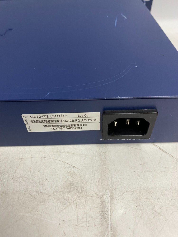 NETGEAR GS724TS 24-Port Gigabit Stackable Smart Switch