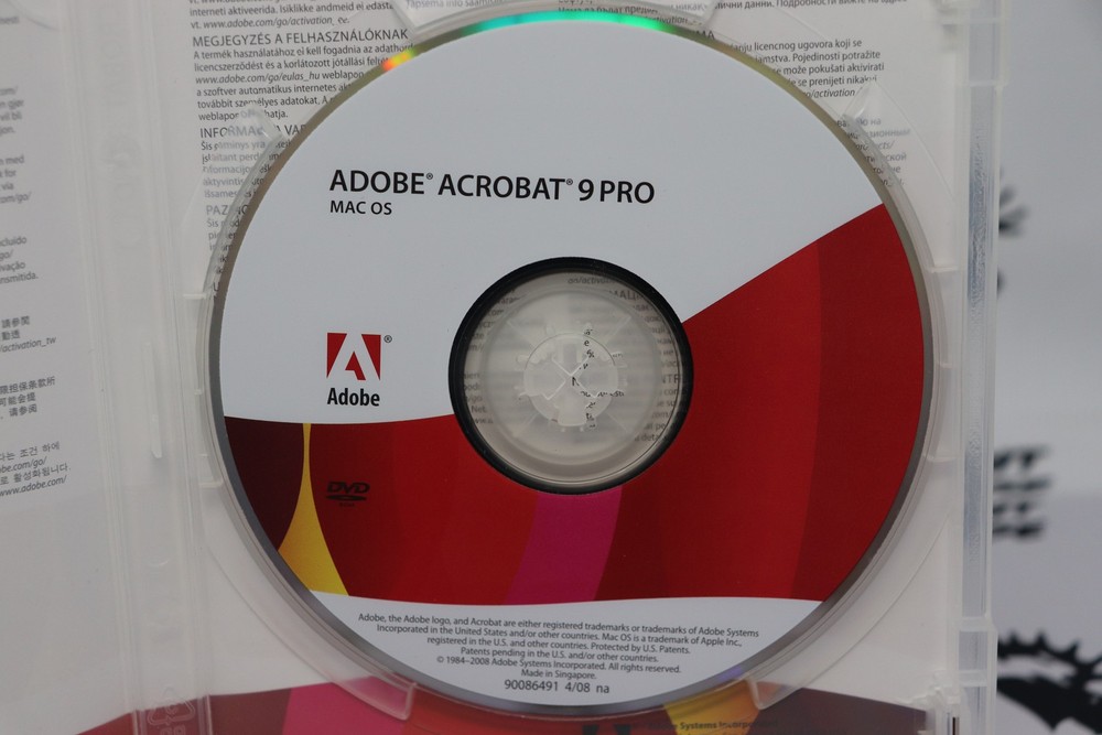 Adobe Acrobat 9 Pro Professional for Mac OS - Software DVD