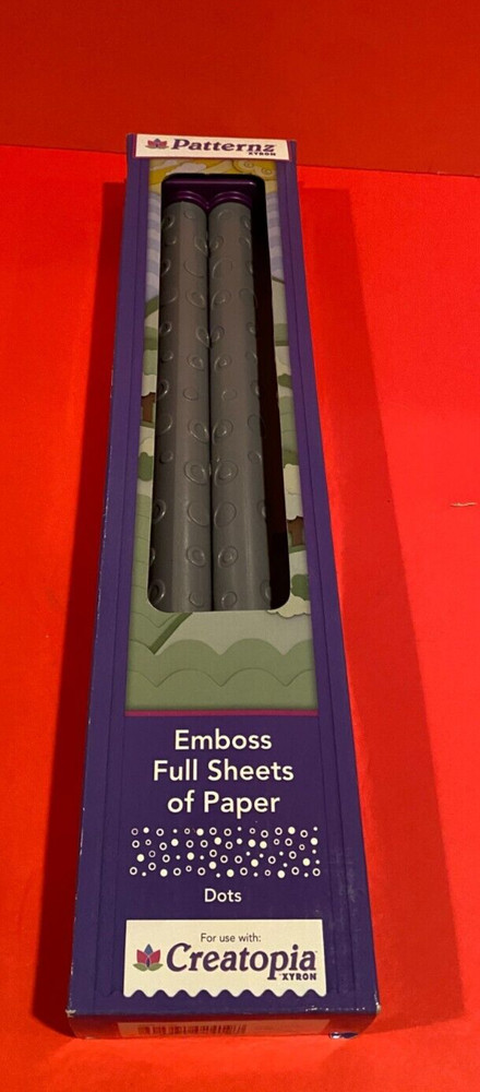 Xyron Patternz Full Emboss Rollers for Creatopia, Dots Design
