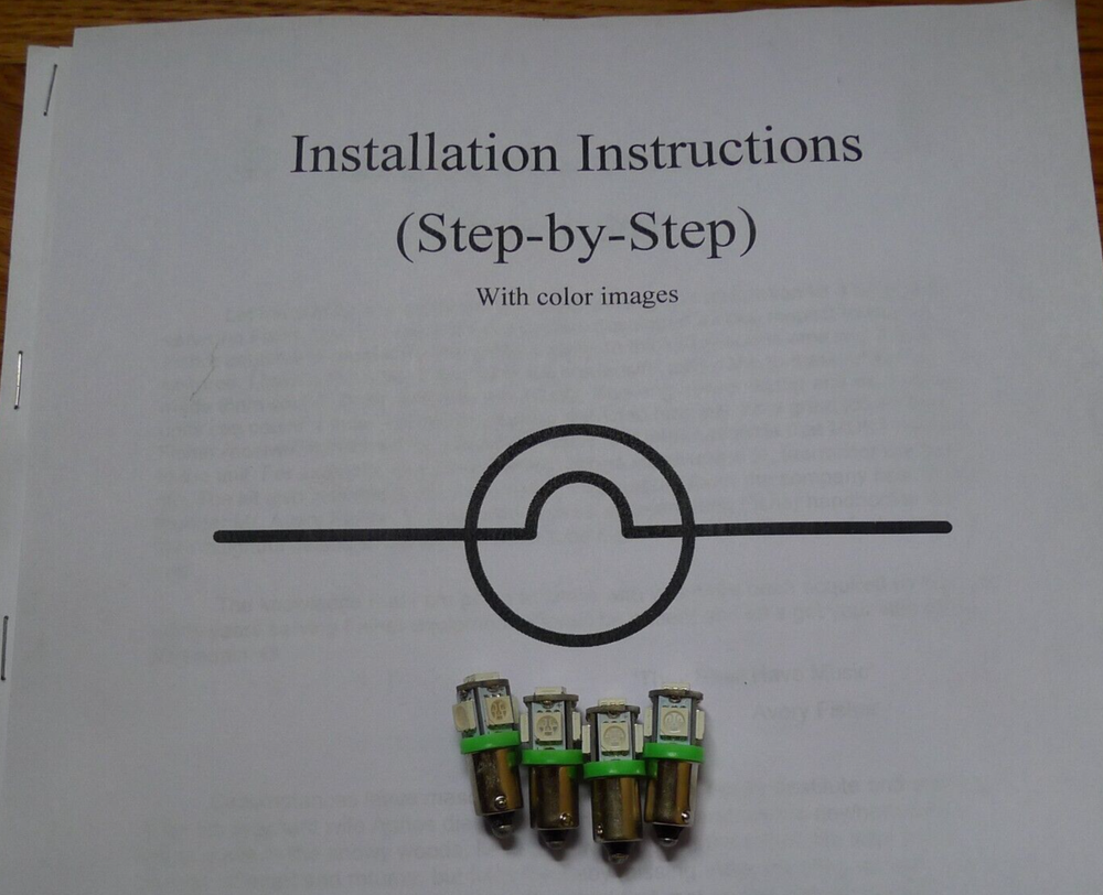 Mcintosh MQ101 Equalizer front panel LED bulbs lights lamps replacement kit
