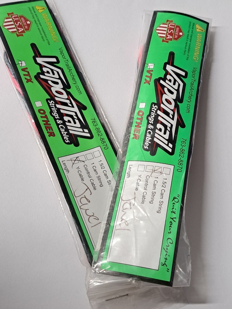 Vapor Trail Strings & Cables (2 piece String Sets)