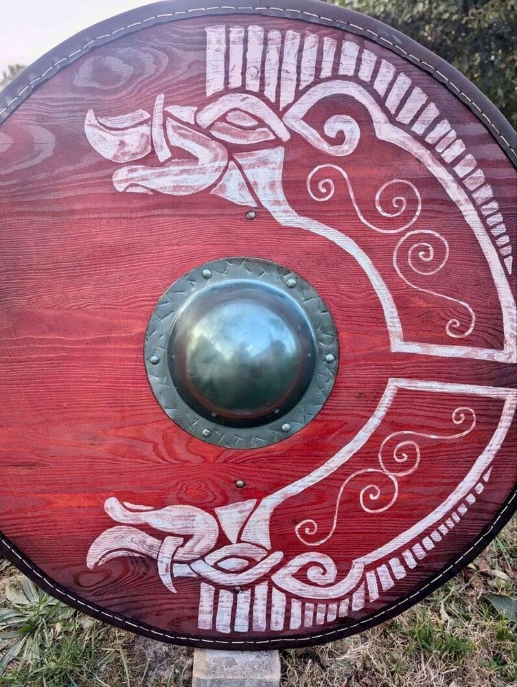 Viking Boar Battle Shield Viking Armor Shield Medieval Shield Custom Shield
