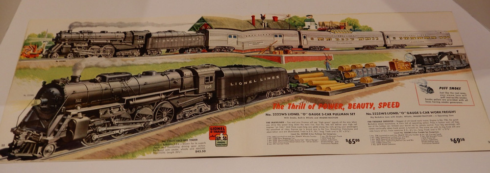 LIONEL Original Postwar 1954 Train Catalog