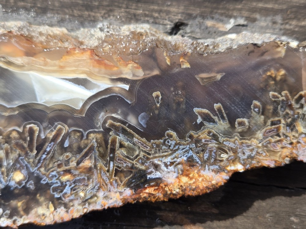 Turkish Agate Slab Slice Lapidary Unique